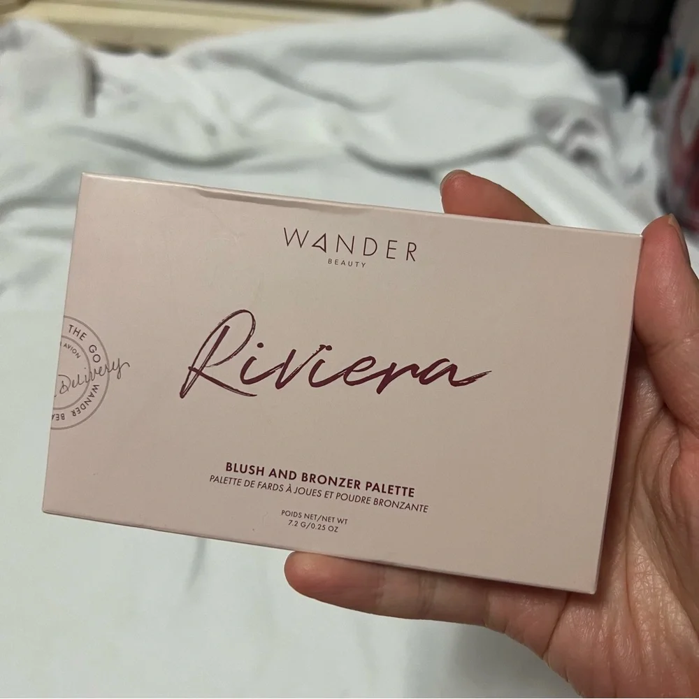 wander beauty riviera blush and bronzer palette FEB sale